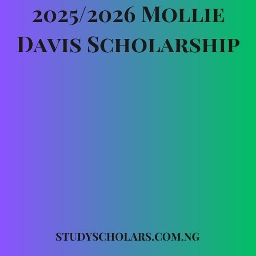 2025/2026 Mollie Davis Scholarship